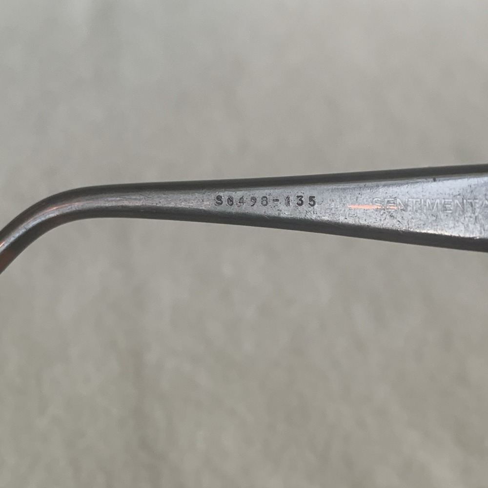Brighton Vintage Eyeglass Frame SG498-135 Brown Handmade - Picture 13 of 16